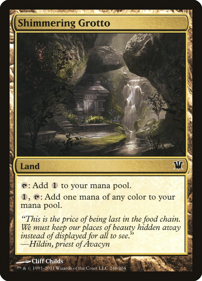 Shimmering Grotto [Innistrad] | Card Citadel