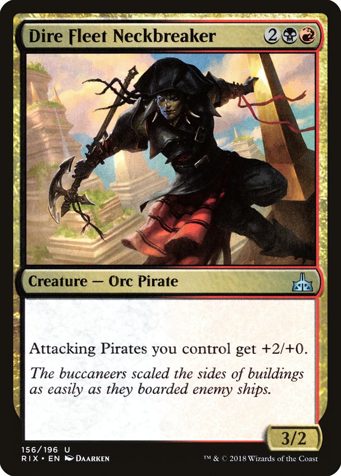 Dire Fleet Neckbreaker [Rivals of Ixalan] | Card Citadel