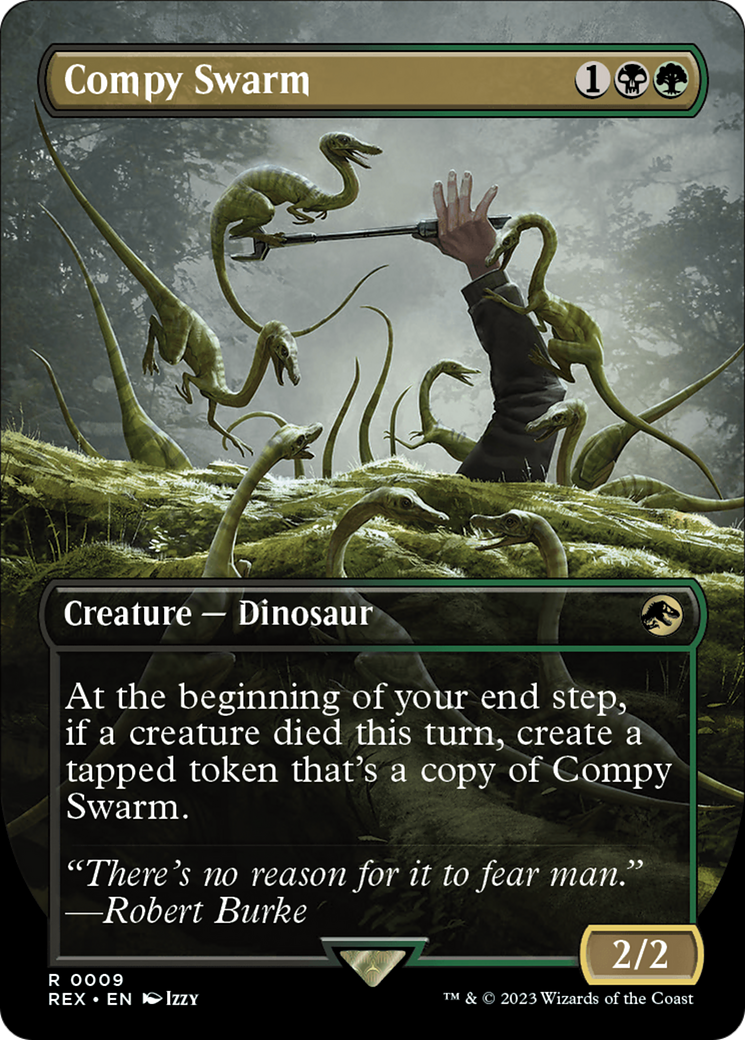 Compy Swarm (Borderless) [Jurassic World Collection] | Card Citadel