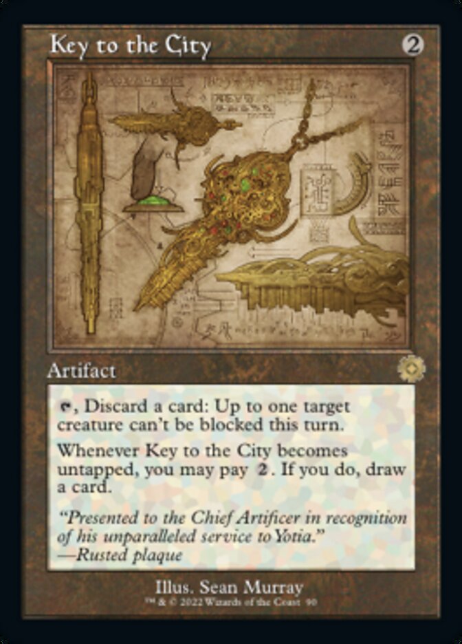 Key to the City (Retro Schematic) [The Brothers' War Retro Artifacts] | Card Citadel