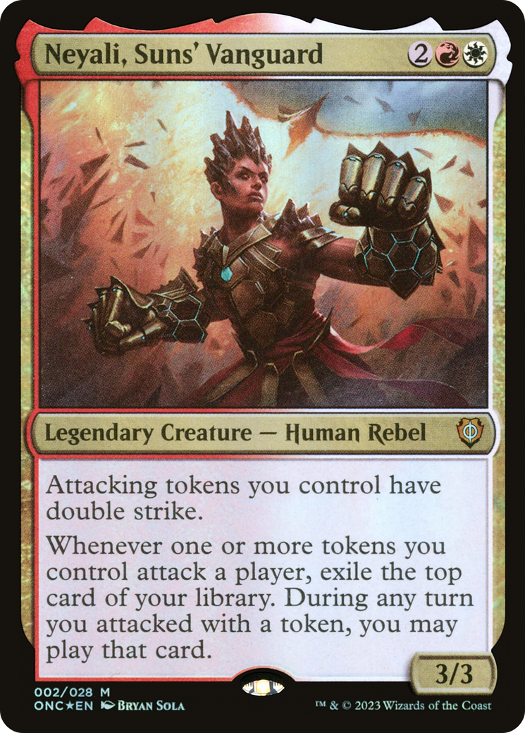 Neyali, Suns' Vanguard [Phyrexia: All Will Be One Commander] | Card Citadel