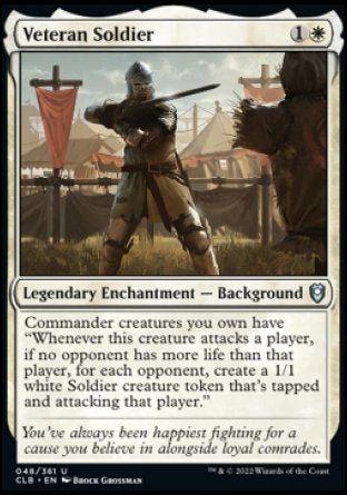 Veteran Soldier [Commander Legends: Battle for Baldur's Gate] | Card Citadel