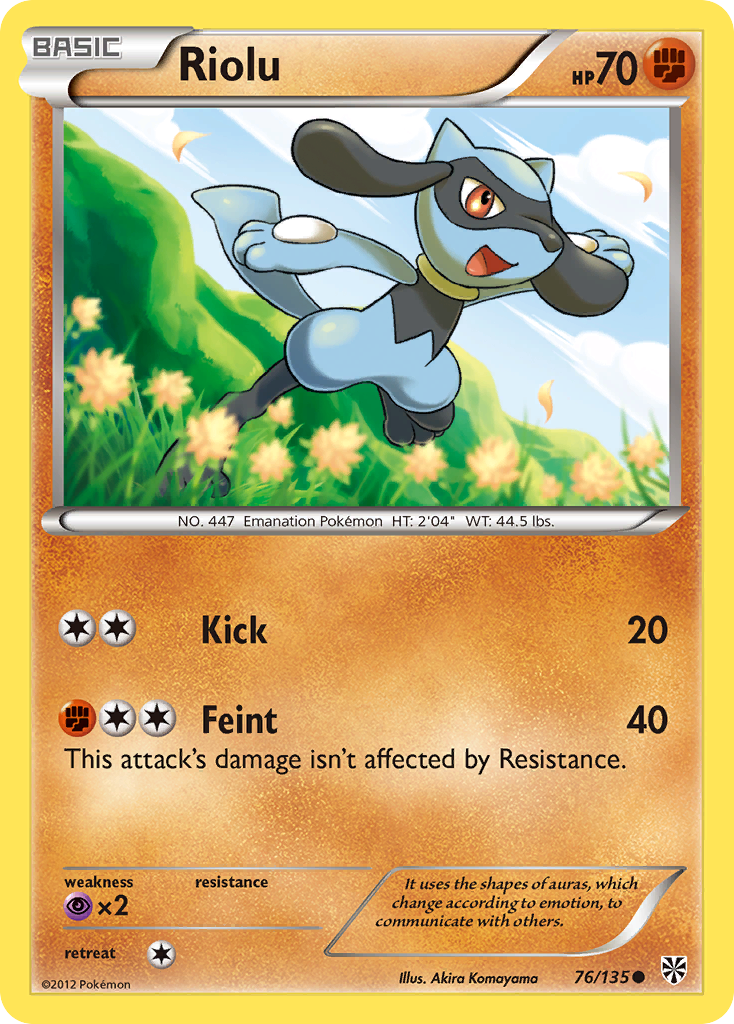 Riolu (76/135) [Black & White: Plasma Storm] | Card Citadel