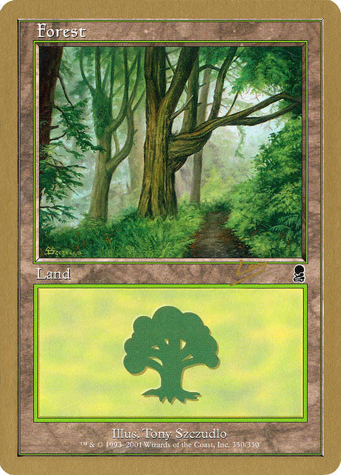 Forest (rl350) (Raphael Levy) [World Championship Decks 2002] | Card Citadel