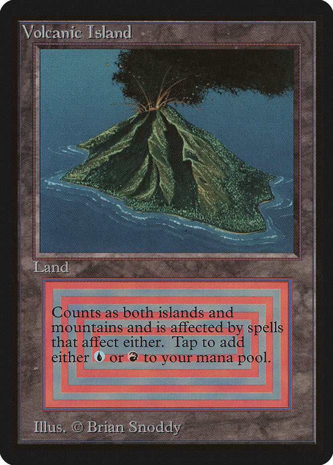 Volcanic Island [Limited Edition Beta] | Card Citadel