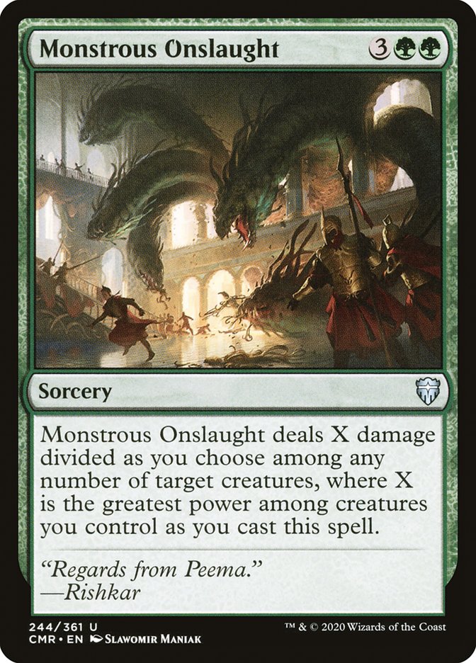 Monstrous Onslaught [Commander Legends] | Card Citadel
