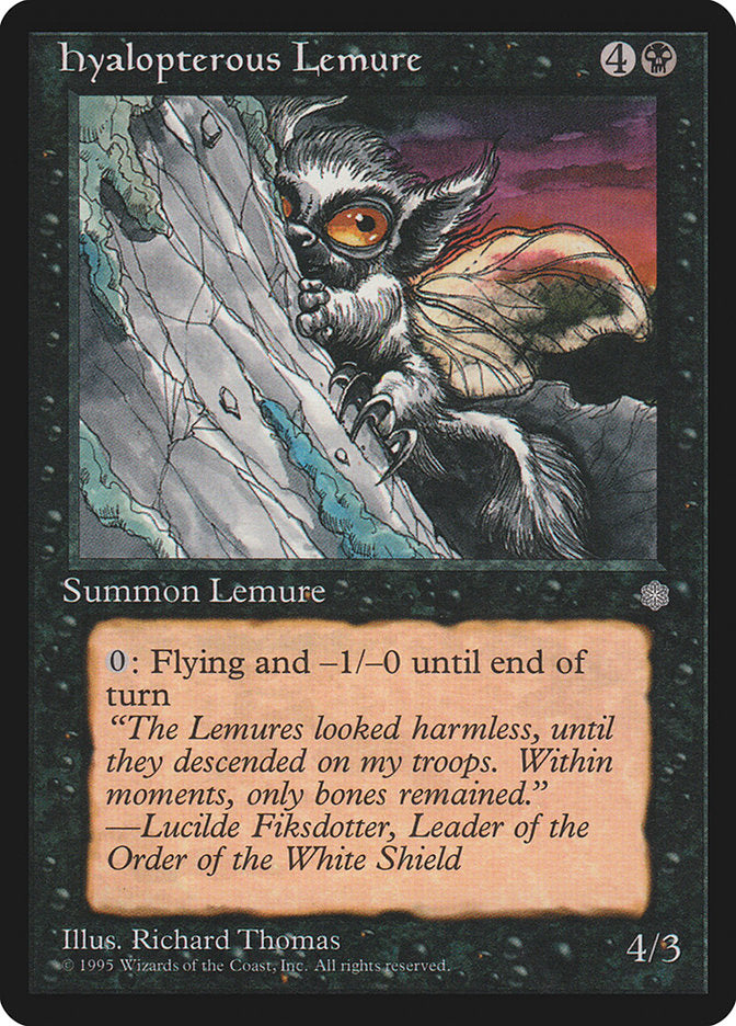 Hyalopterous Lemure [Ice Age] | Card Citadel