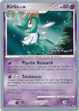 Kirlia LV.28 (8/17) (Psychic Lock - Jason Klaczynski) [World Championships 2008] | Card Citadel