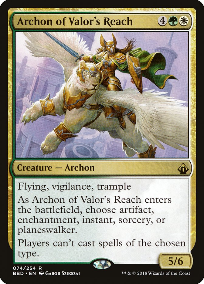 Archon of Valor's Reach [Battlebond] | Card Citadel