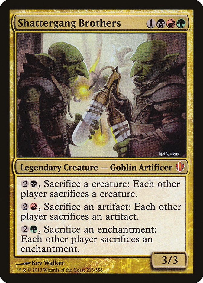 Shattergang Brothers [Commander 2013] | Card Citadel