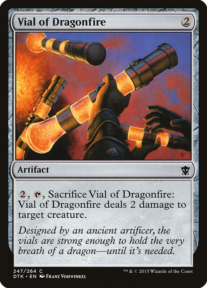 Vial of Dragonfire [Dragons of Tarkir] | Card Citadel