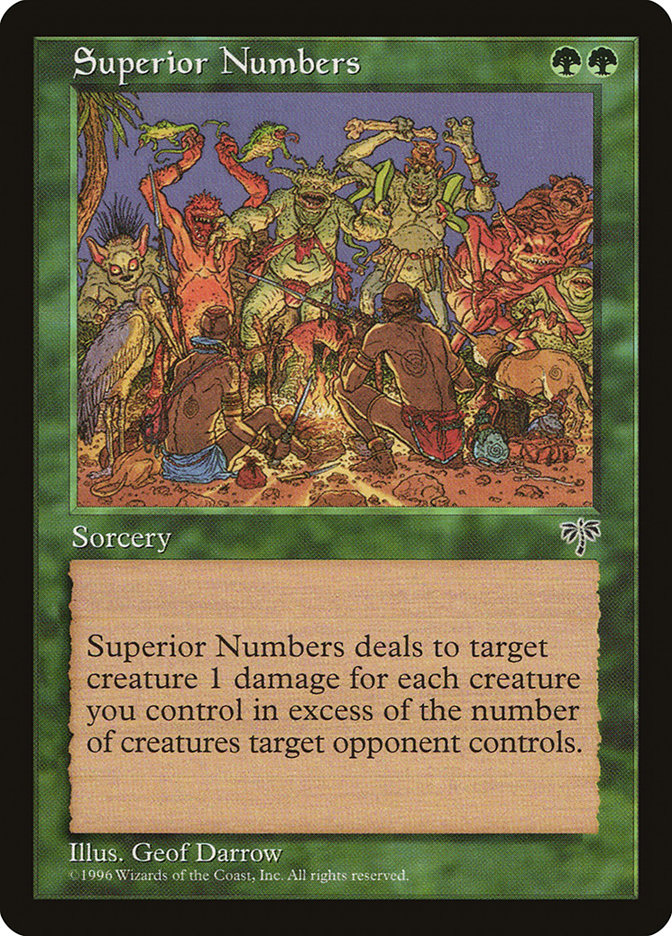 Superior Numbers [Mirage] | Card Citadel