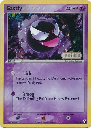 Gastly (52/92) (Stamped) [EX: Legend Maker] | Card Citadel