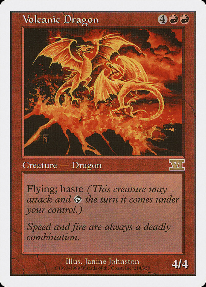 Volcanic Dragon [Classic Sixth Edition] | Card Citadel