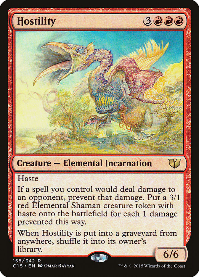 Hostility [Commander 2015] | Card Citadel