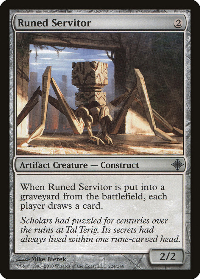 Runed Servitor [Rise of the Eldrazi] | Card Citadel