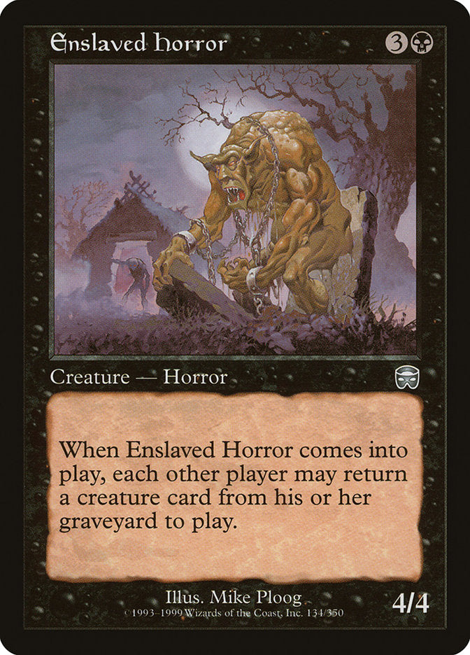 Enslaved Horror [Mercadian Masques] | Card Citadel