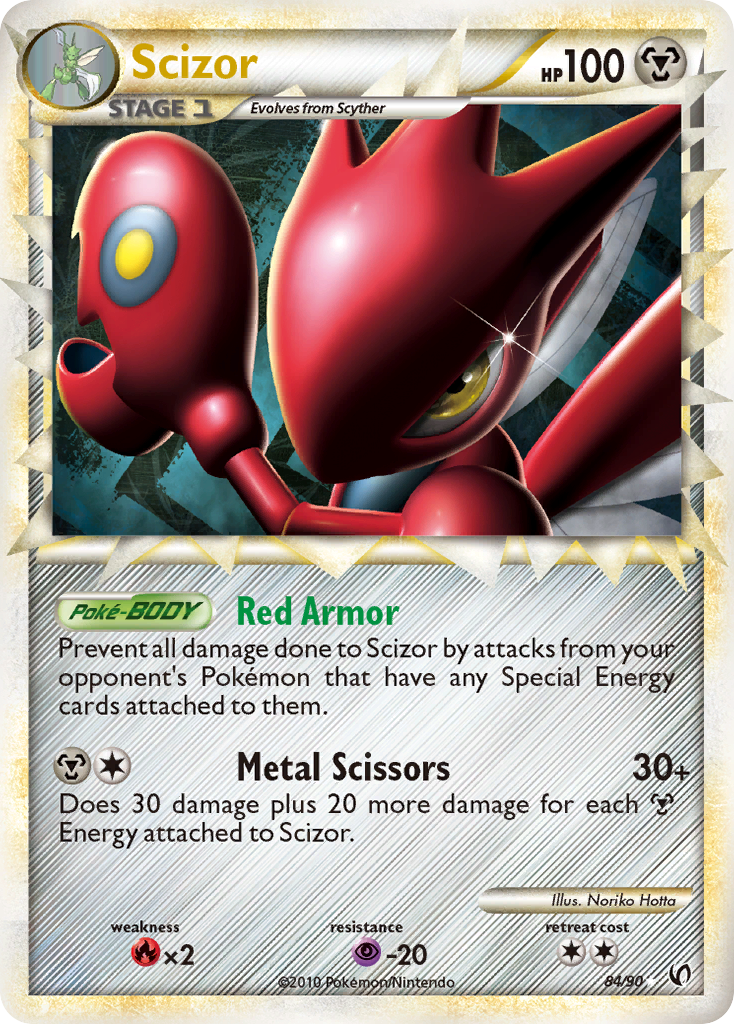 Scizor (84/90) [HeartGold & SoulSilver: Undaunted] | Card Citadel