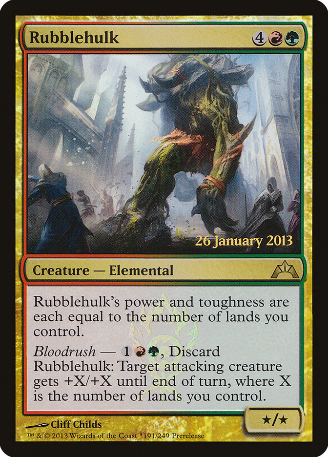 Rubblehulk [Gatecrash Promos] | Card Citadel