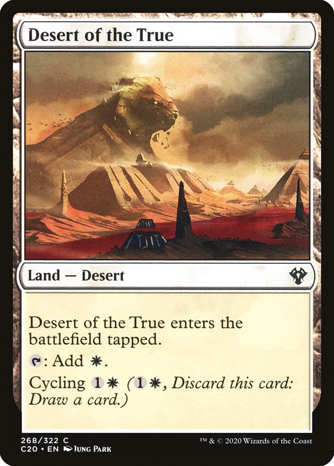 Desert of the True [Commander 2020] | Card Citadel