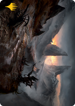 Haunted Ridge Art Card (Gold-Stamped Signature) [Innistrad: Midnight Hunt Art Series] | Card Citadel