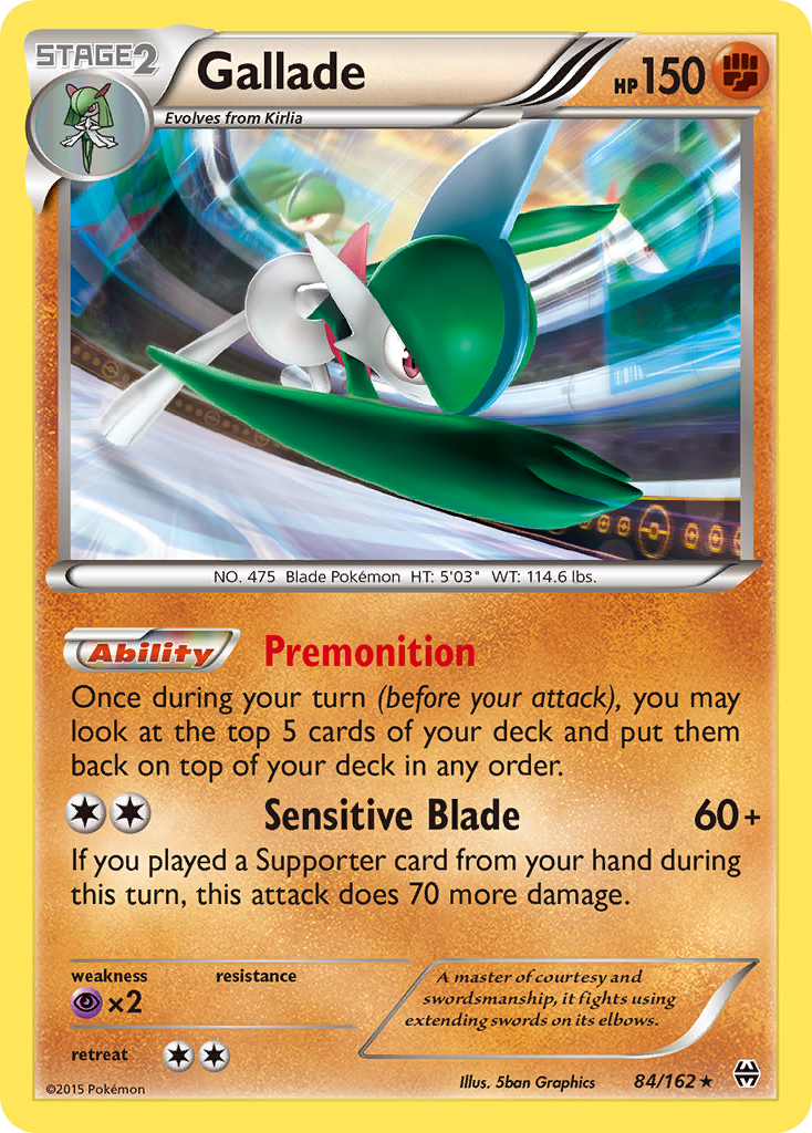 Gallade (84/162) [XY: BREAKthrough] | Card Citadel