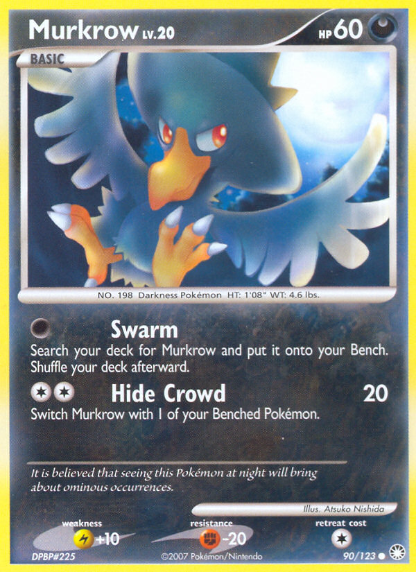 Murkrow (90/123) [Diamond & Pearl: Mysterious Treasures] | Card Citadel