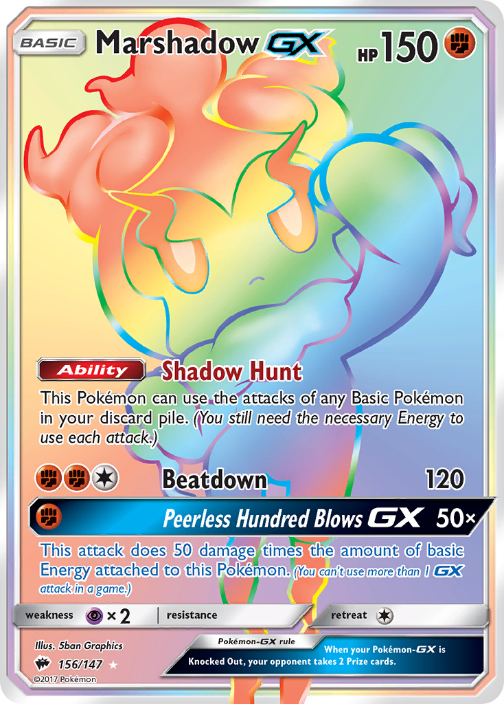 Marshadow GX (156/147) [Sun & Moon: Burning Shadows] | Card Citadel