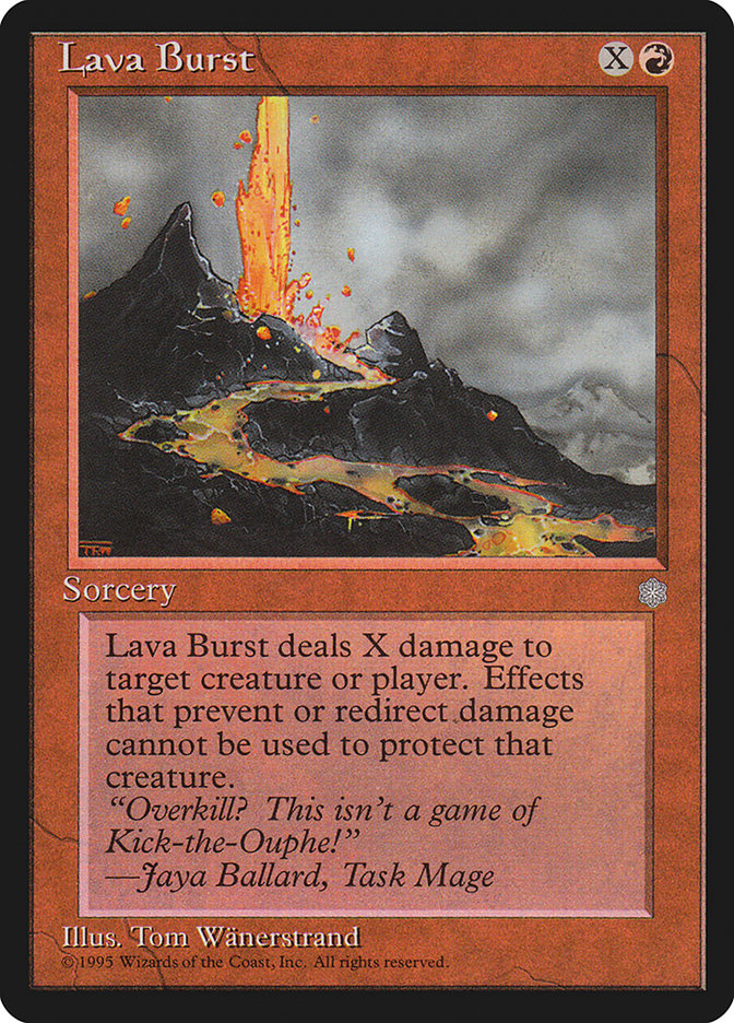 Lava Burst [Ice Age] | Card Citadel