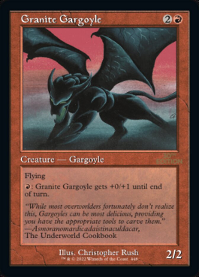 Granite Gargoyle (Retro) [30th Anniversary Edition] | Card Citadel