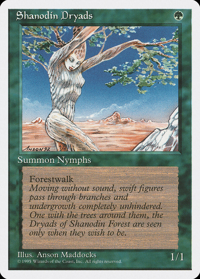 Shanodin Dryads [Fourth Edition] | Card Citadel