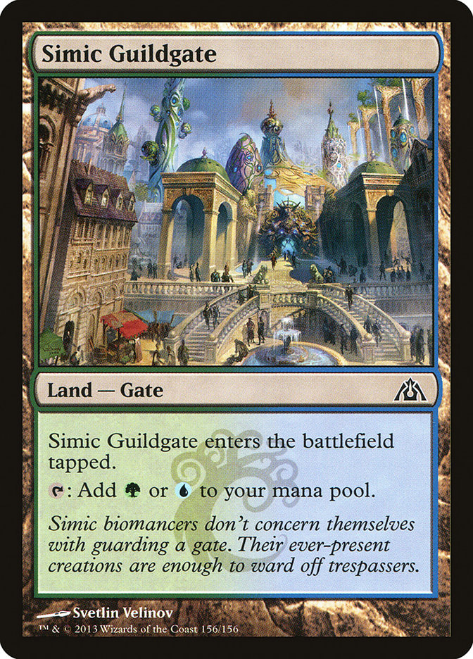 Simic Guildgate [Dragon's Maze] | Card Citadel