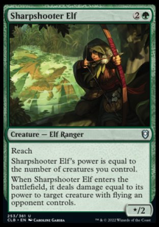 Sharpshooter Elf [Commander Legends: Battle for Baldur's Gate] | Card Citadel