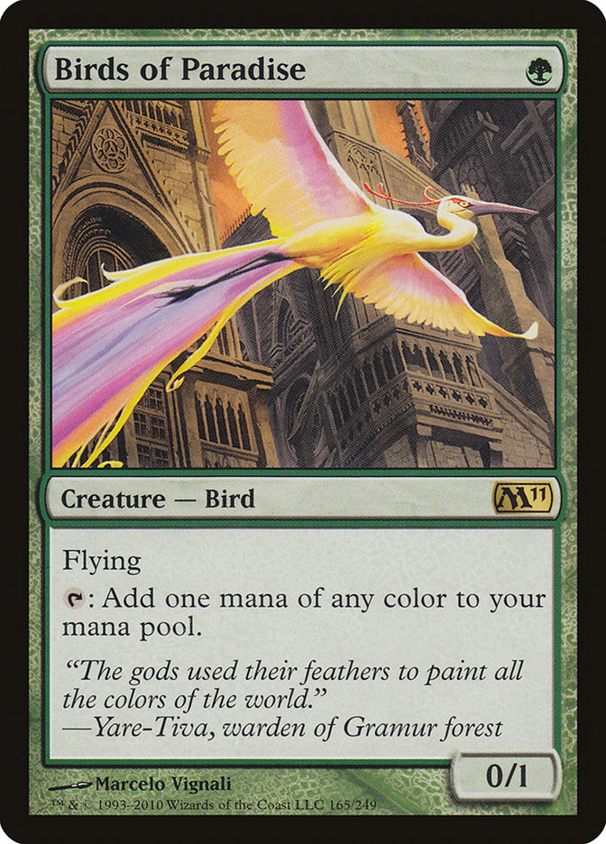 Birds of Paradise [Magic 2011] | Card Citadel