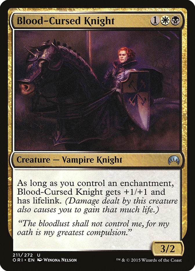 Blood-Cursed Knight [Magic Origins] | Card Citadel