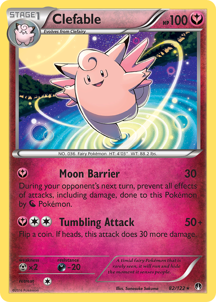 Clefable (82/122) [XY: BREAKpoint] | Card Citadel