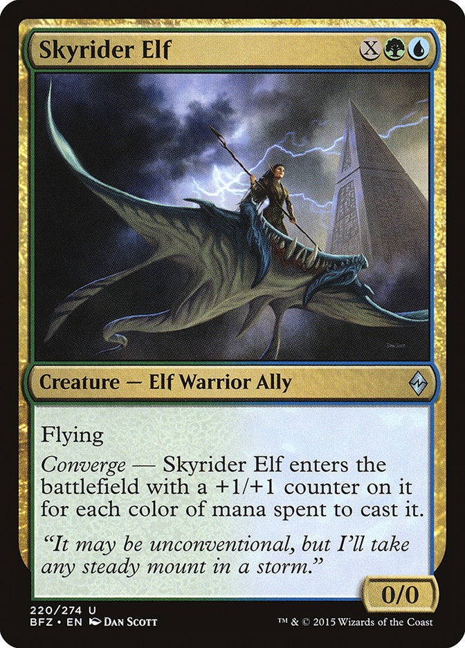 Skyrider Elf [Battle for Zendikar] | Card Citadel