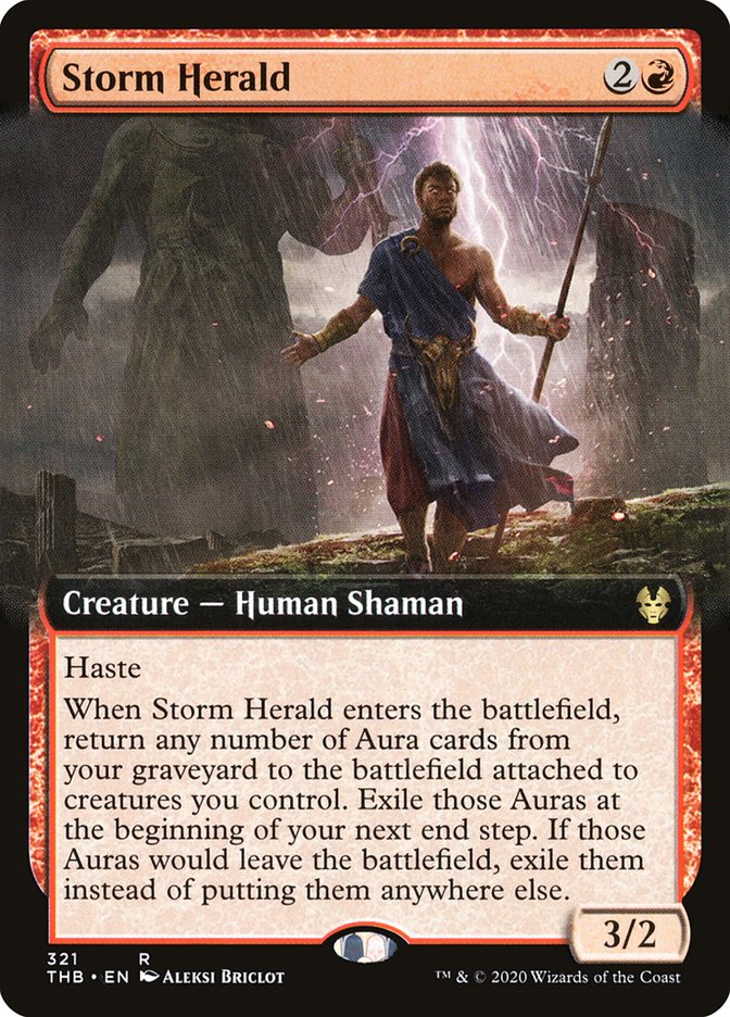 Storm Herald (Extended Art) [Theros Beyond Death] | Card Citadel