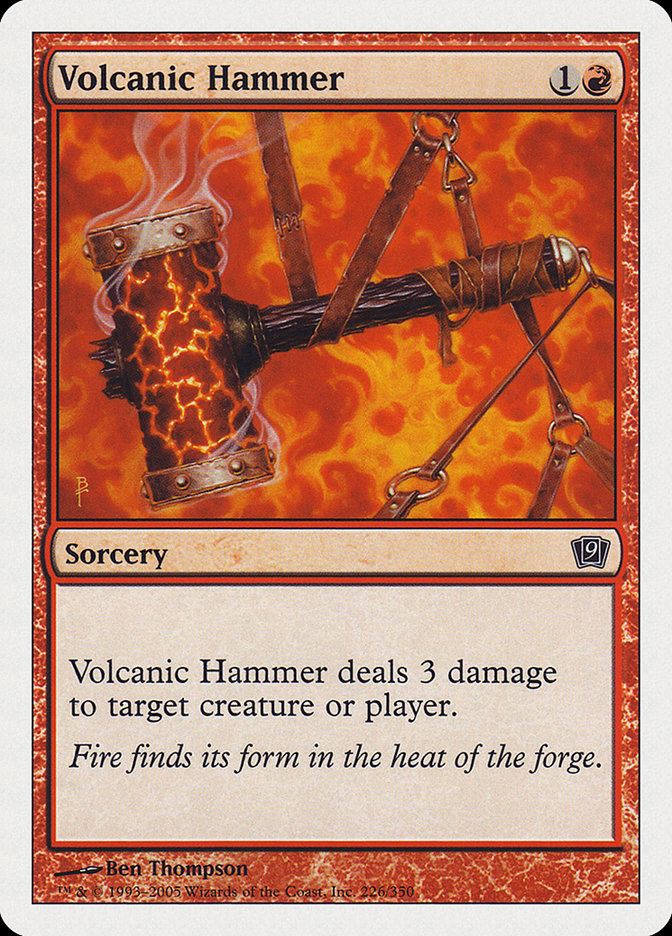 Volcanic Hammer [Ninth Edition] | Card Citadel