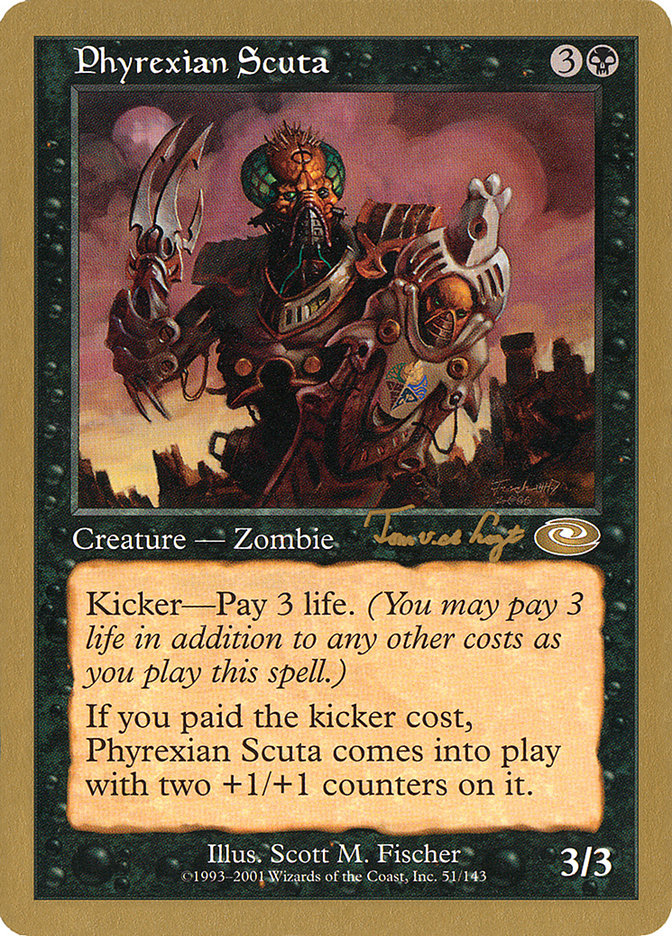 Phyrexian Scuta (Tom van de Logt) [World Championship Decks 2001] | Card Citadel