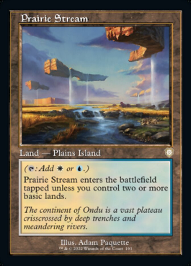 Prairie Stream (Retro) [The Brothers' War Commander] | Card Citadel