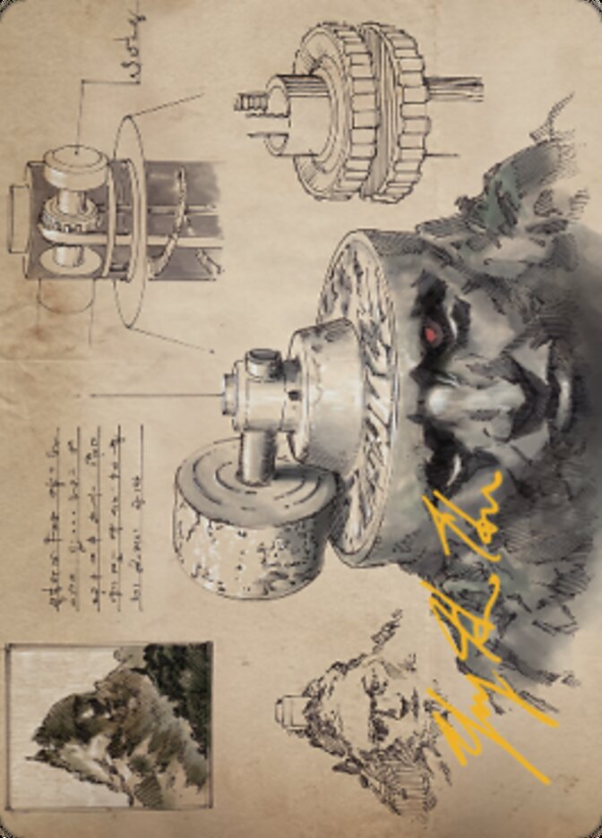 Millstone Art Card (Gold-Stamped Signature) [The Brothers' War Art Series] | Card Citadel