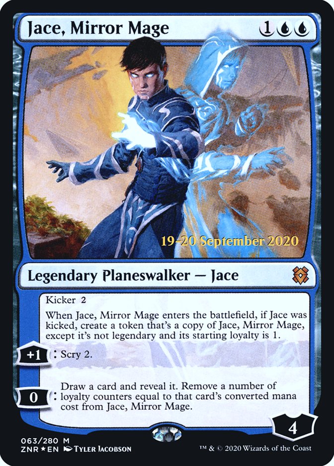 Jace, Mirror Mage  [Zendikar Rising Prerelease Promos] | Card Citadel