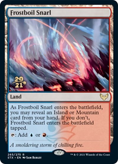 Frostboil Snarl [Strixhaven: School of Mages Prerelease Promos] | Card Citadel