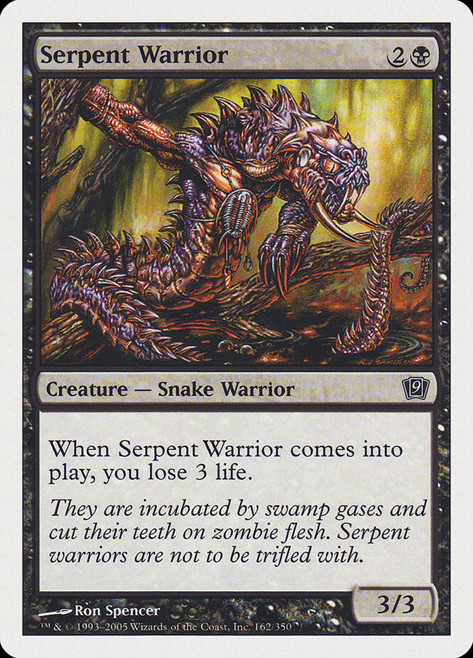 Serpent Warrior [Ninth Edition] | Card Citadel
