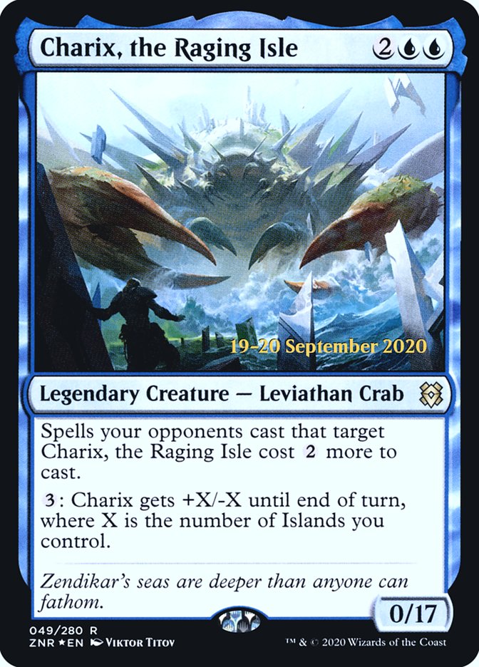 Charix, the Raging Isle  [Zendikar Rising Prerelease Promos] | Card Citadel