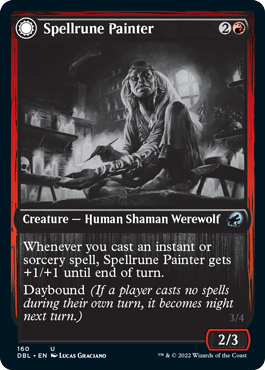 Spellrune Painter // Spellrune Howler [Innistrad: Double Feature] | Card Citadel