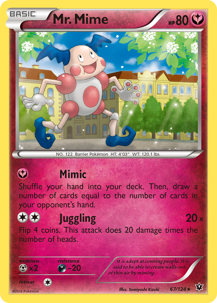 Mr. Mime (67/124) [XY: Fates Collide] | Card Citadel