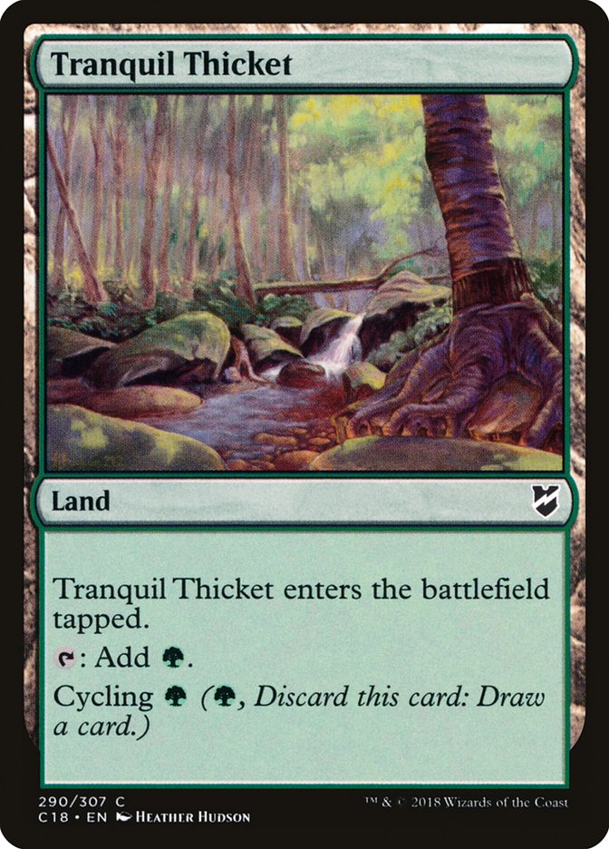 Tranquil Thicket [Commander 2018] | Card Citadel