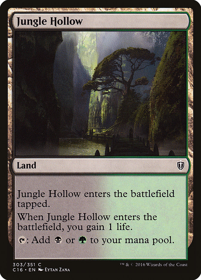 Jungle Hollow [Commander 2016] | Card Citadel